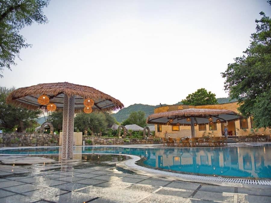 Pool for family holidays